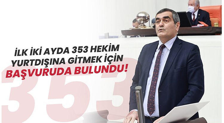  Meclis’te hekim göçünün araştırılması reddedildi!